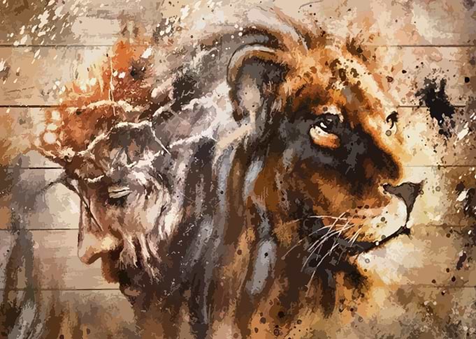 Jesus And Lion