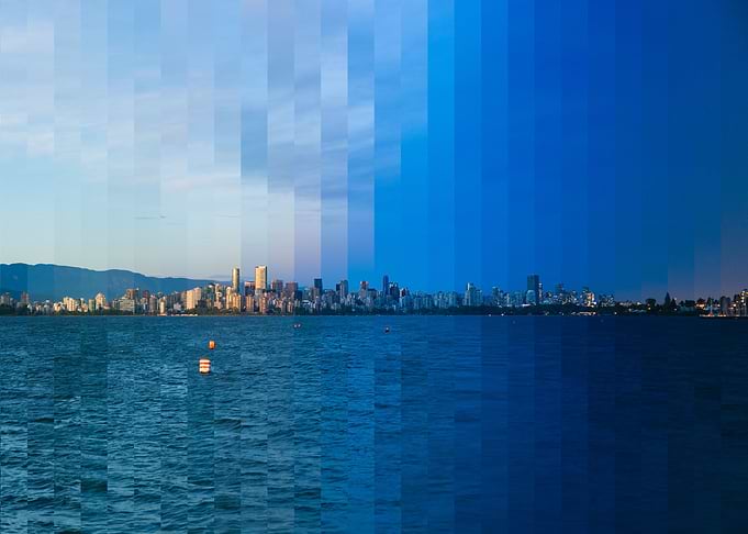 Sunset Time slice