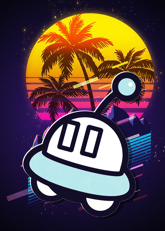 80s Retro UFO