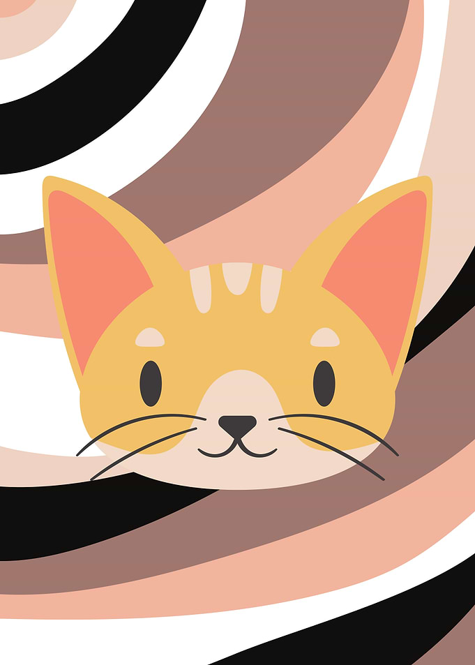 Cute Cat Illustration