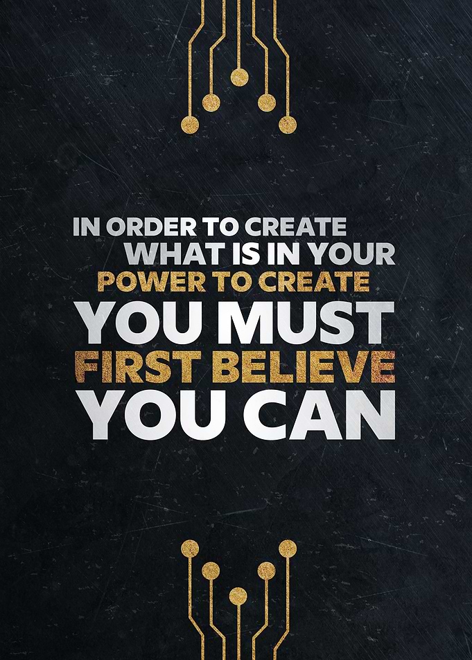 You can