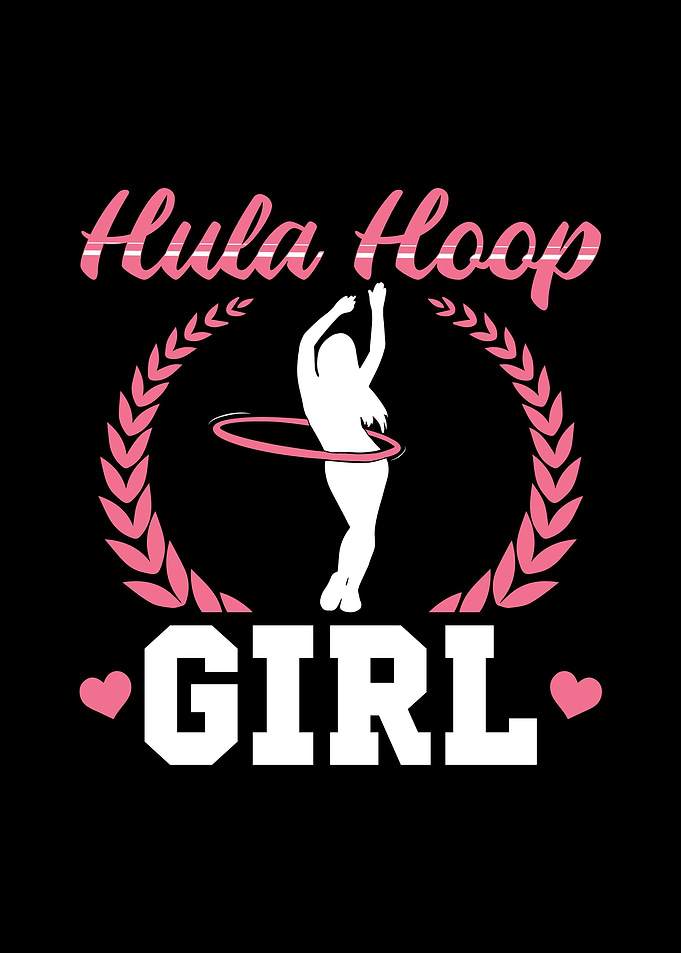 Hula Hoop Girl Hooping