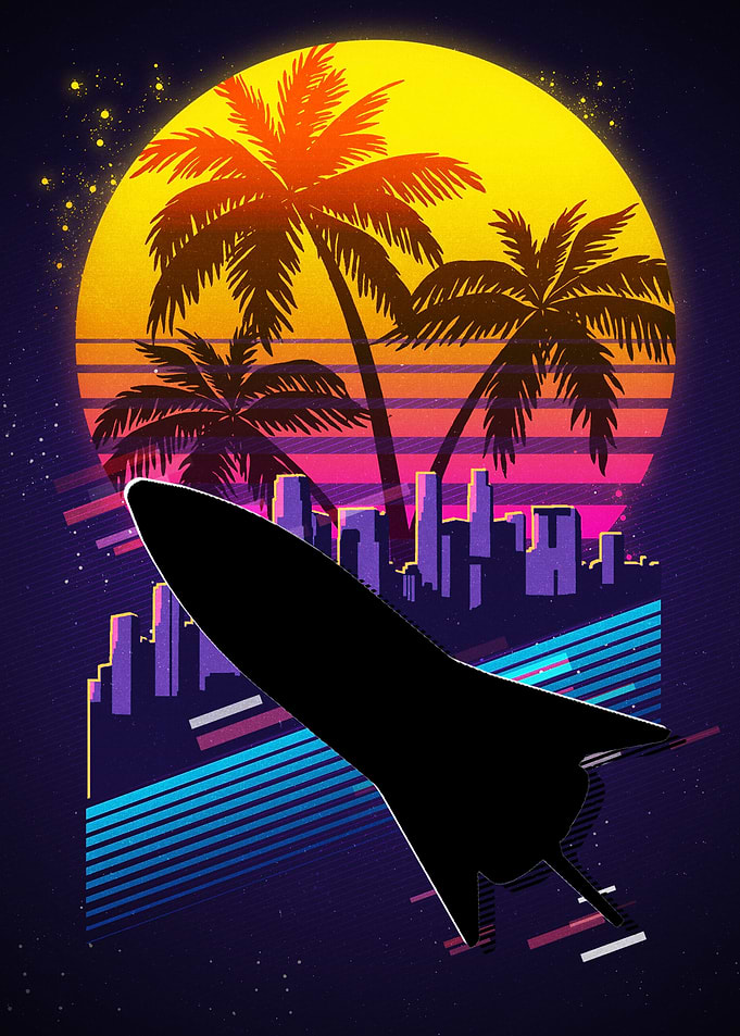 80s Retro Starship