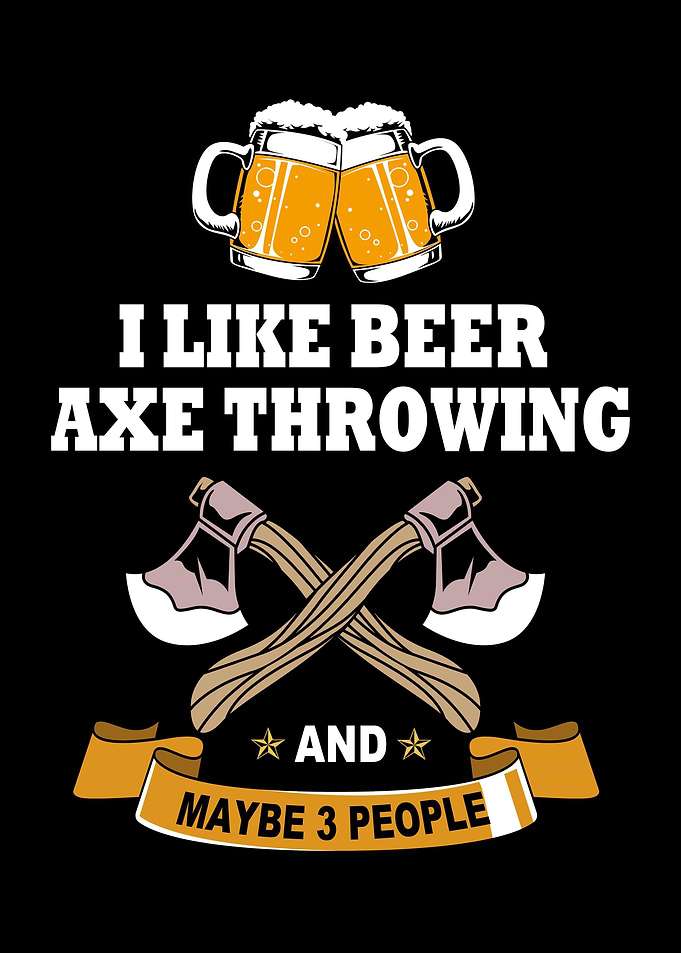Axe Throwing Beer
