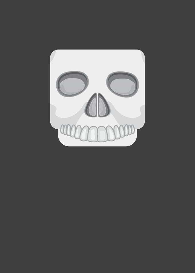 Sweet skeleton Halloween