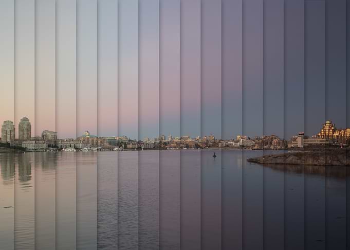 Sunset Time slice