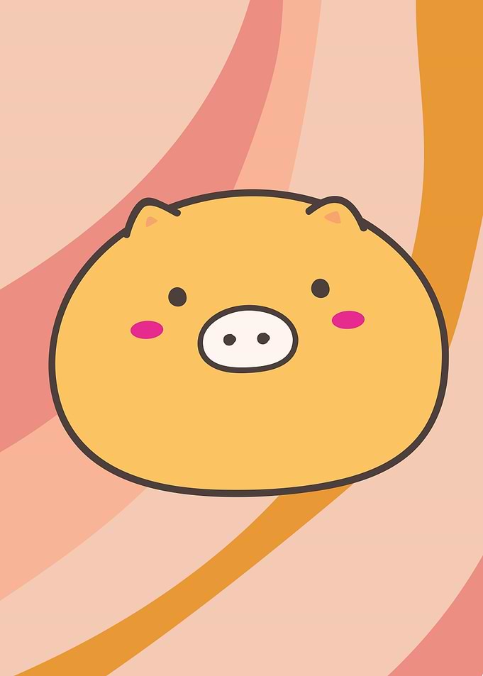 Cute Pig Illustration