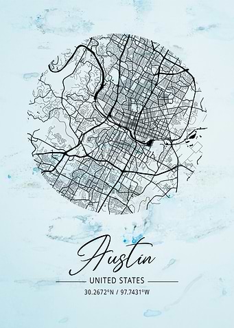 Austin Alpha Watercolor