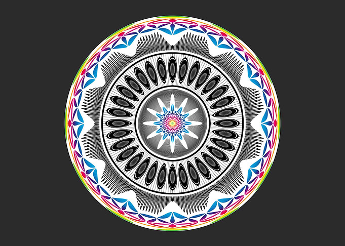 Fancy mandala design