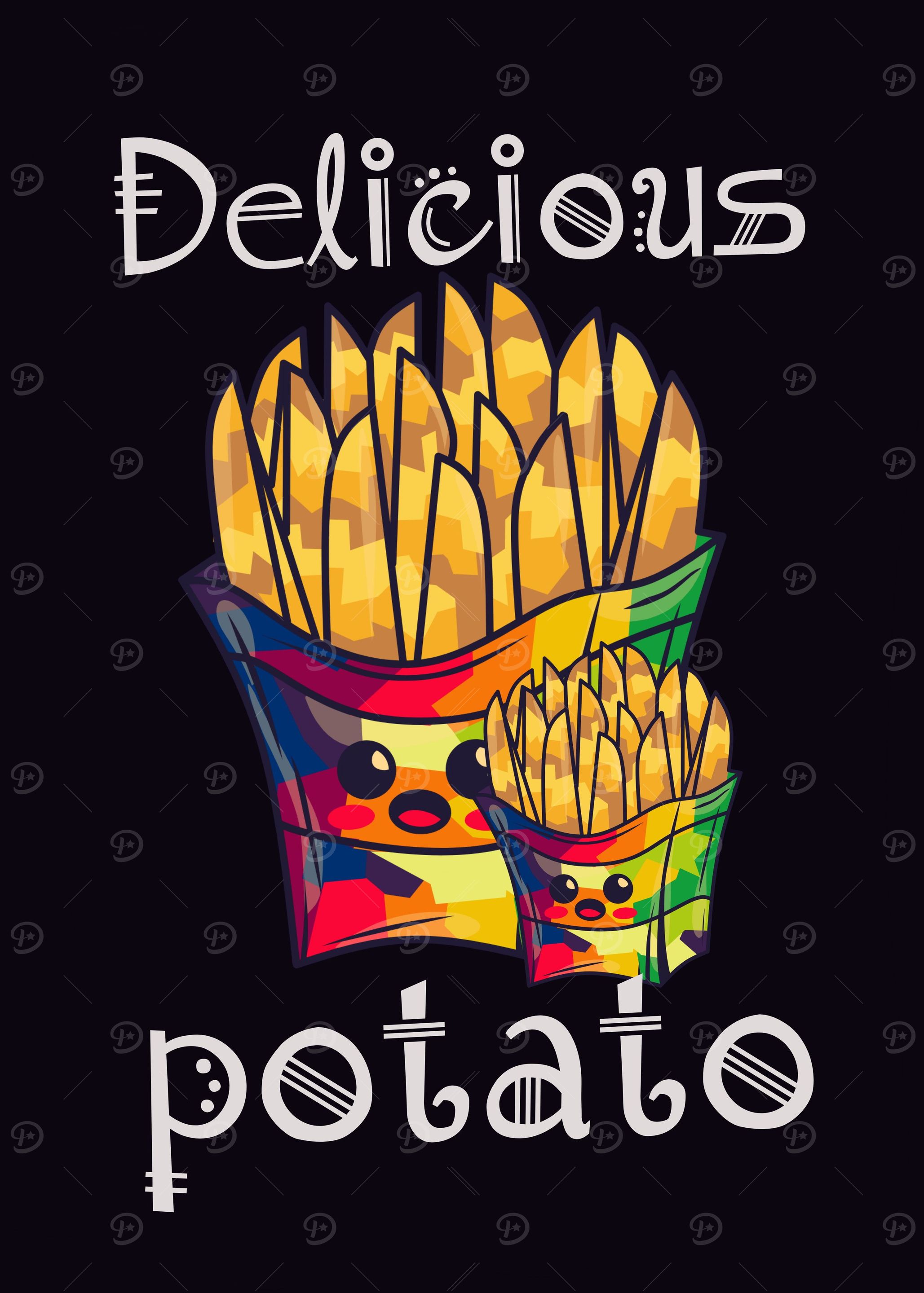 food potato popart