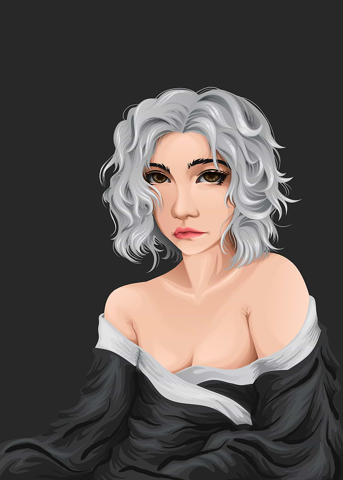 cartoon girl