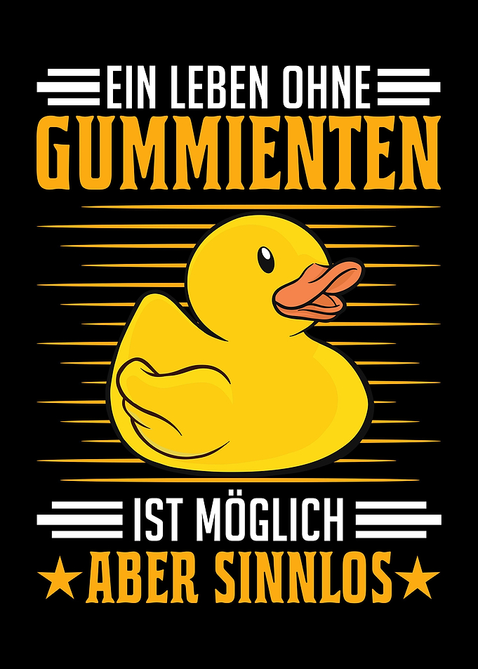 Gelbe Gummiente
