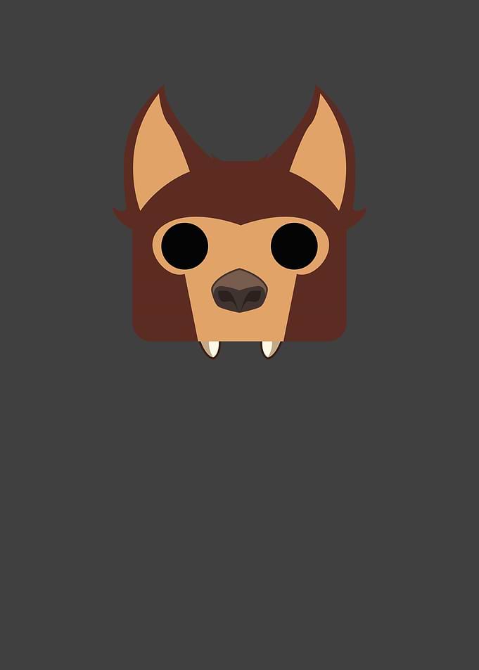 Sweet werewolf Halloween