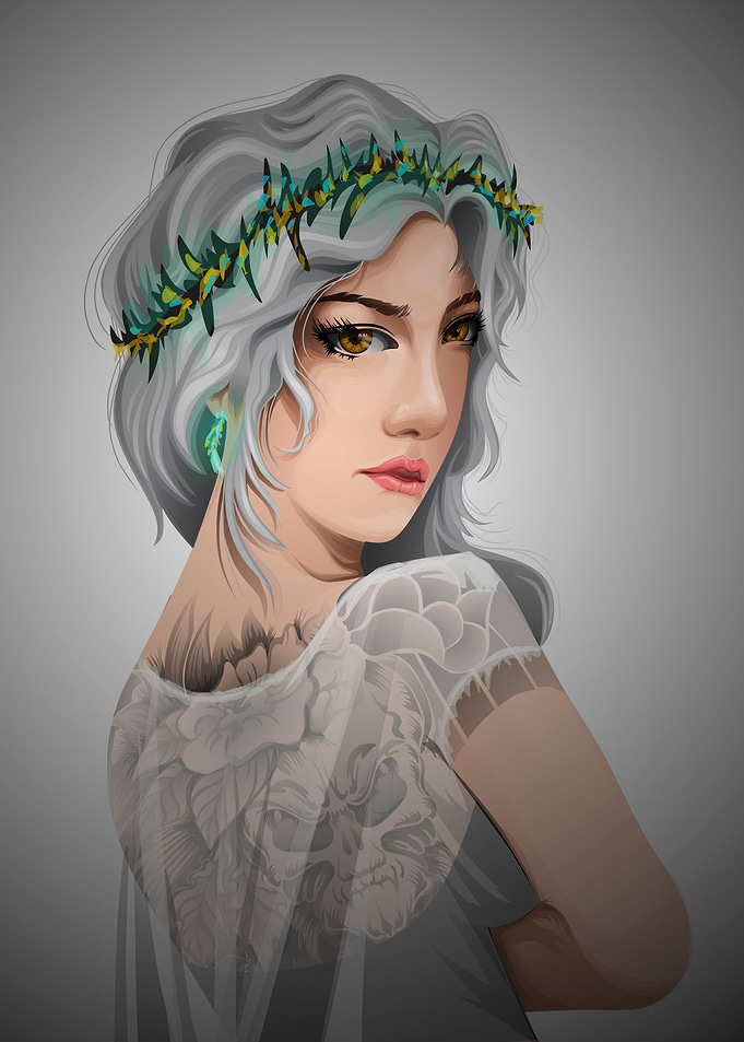tattooed witch outfit