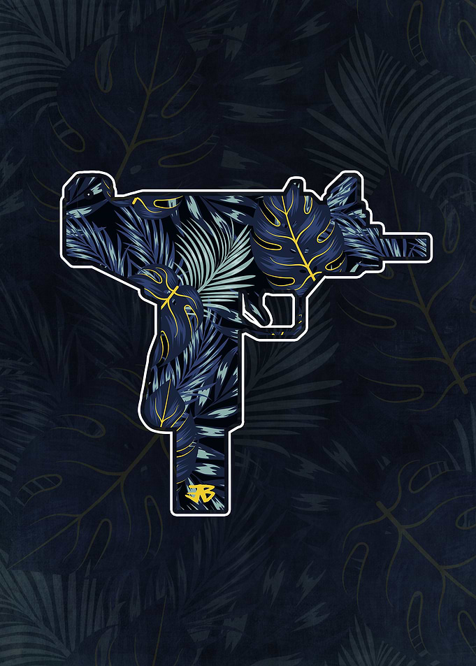 Floral Uzi