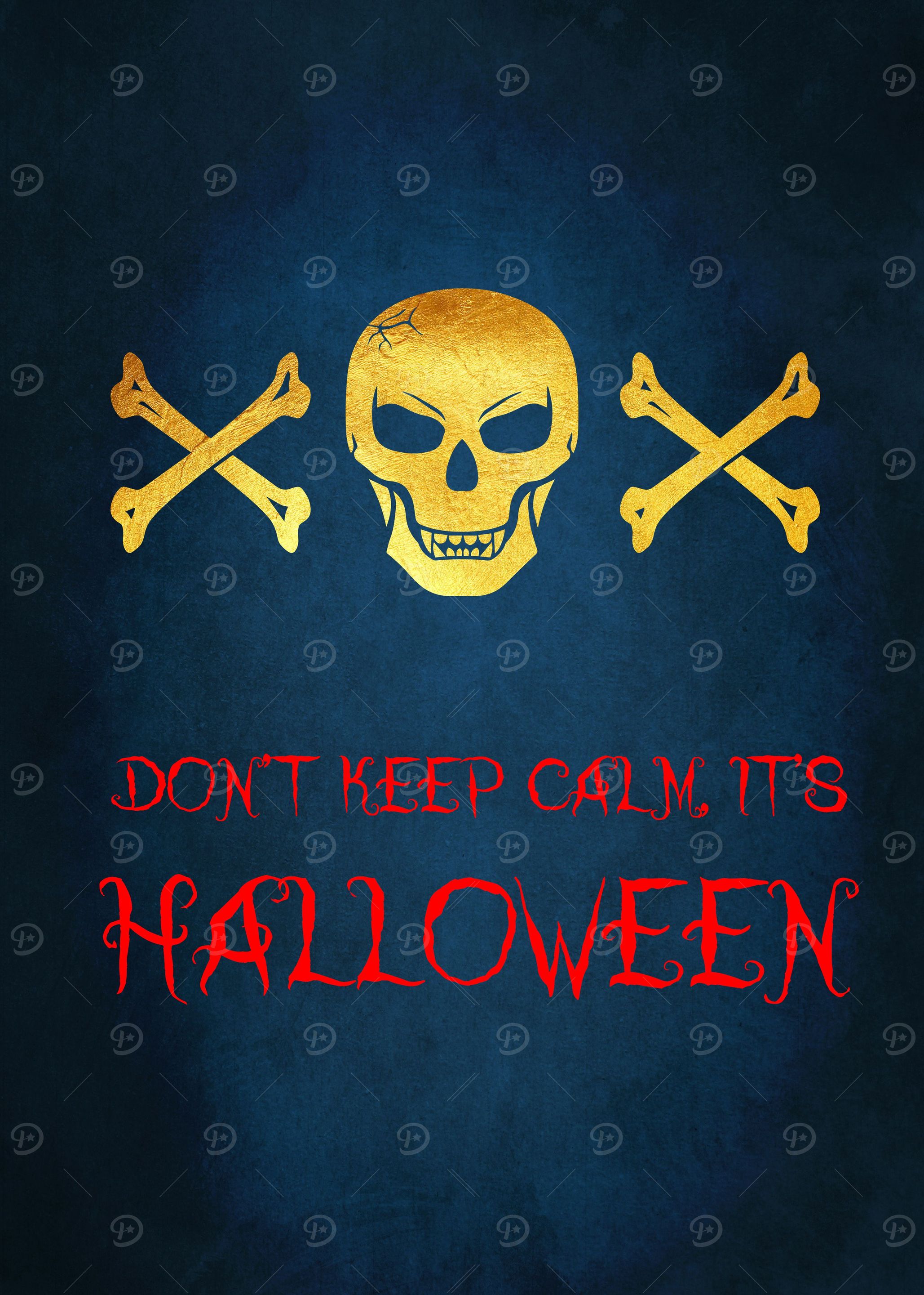 20 Dont keep calm skull