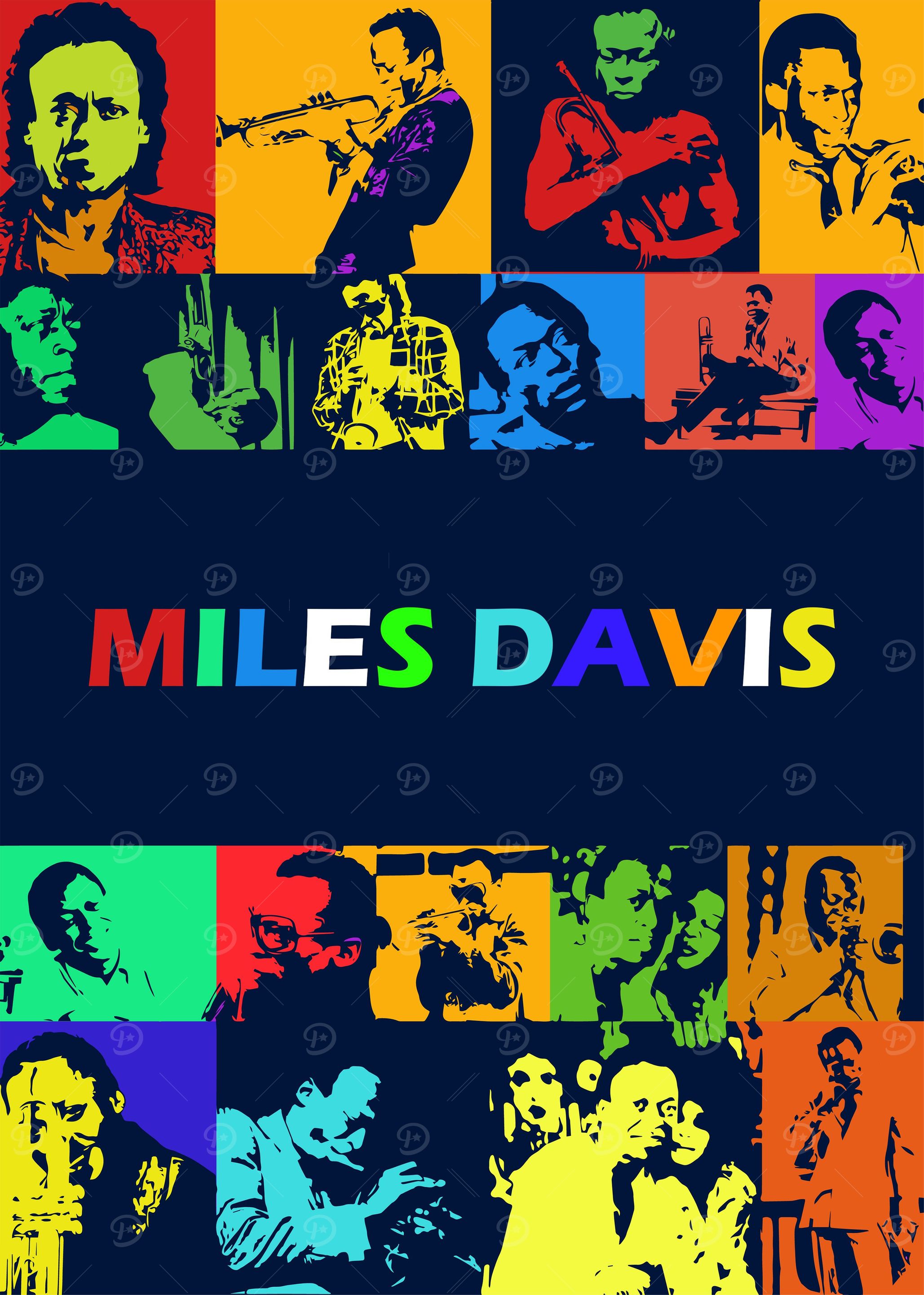 MILES DAVIS collage