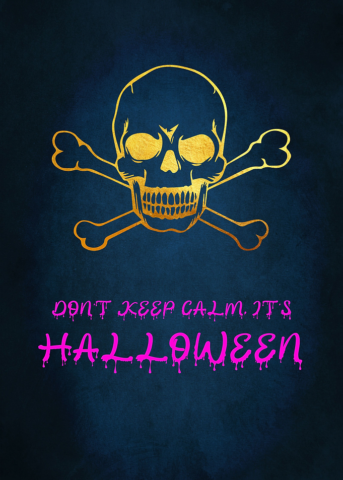22 Dont keep calm skull