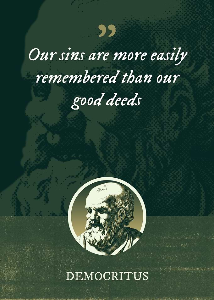 Our sins are more easily