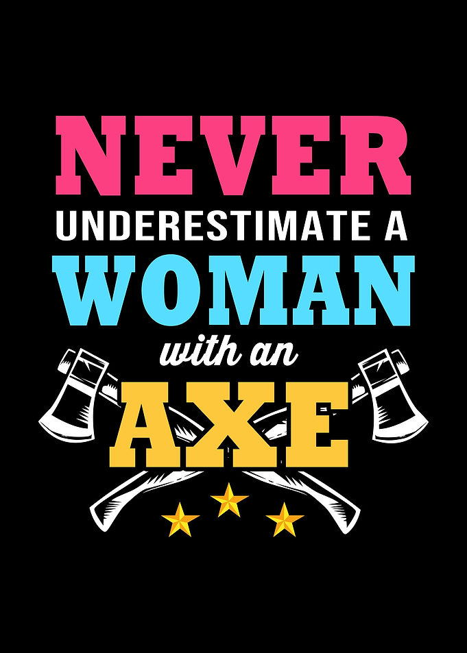 Axe Thrower Woman