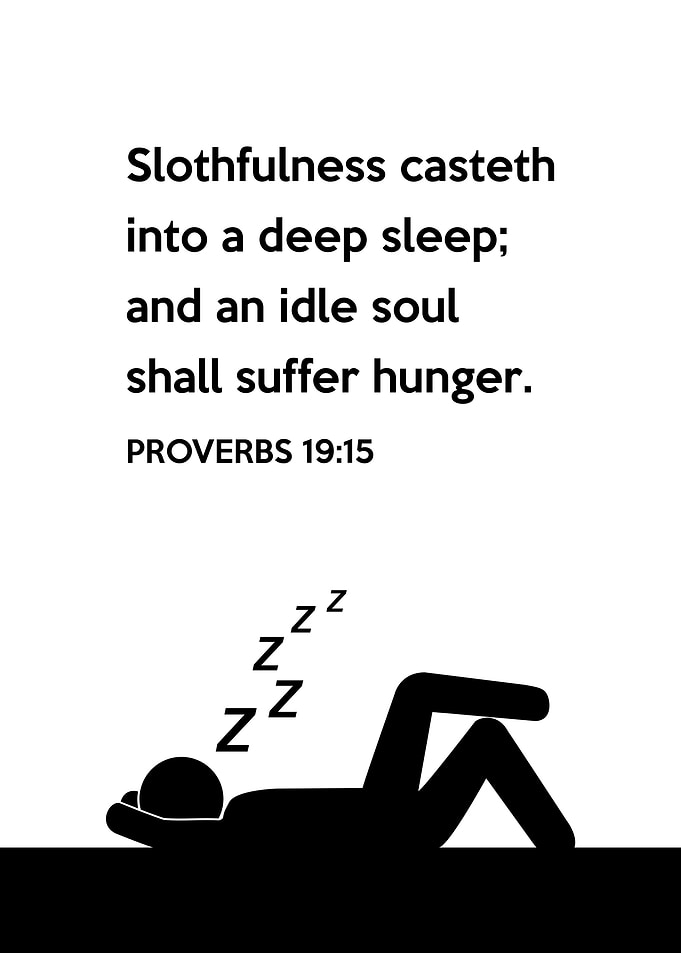 Proverbs 19 15