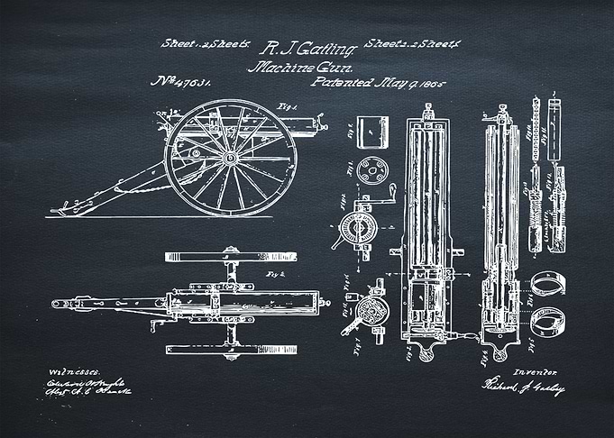 1865 Gatling Machine Gun