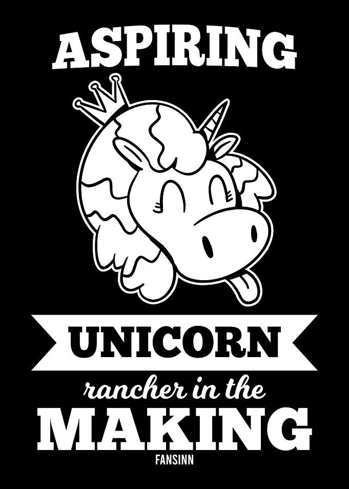 Unicorn with crown