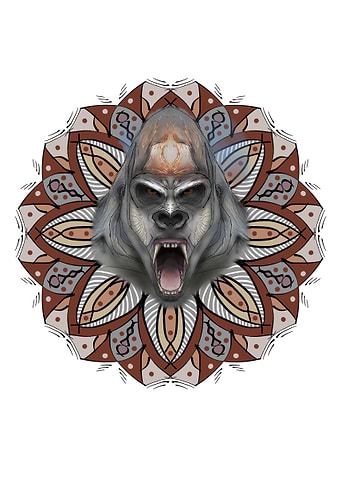 Gorilla mandala