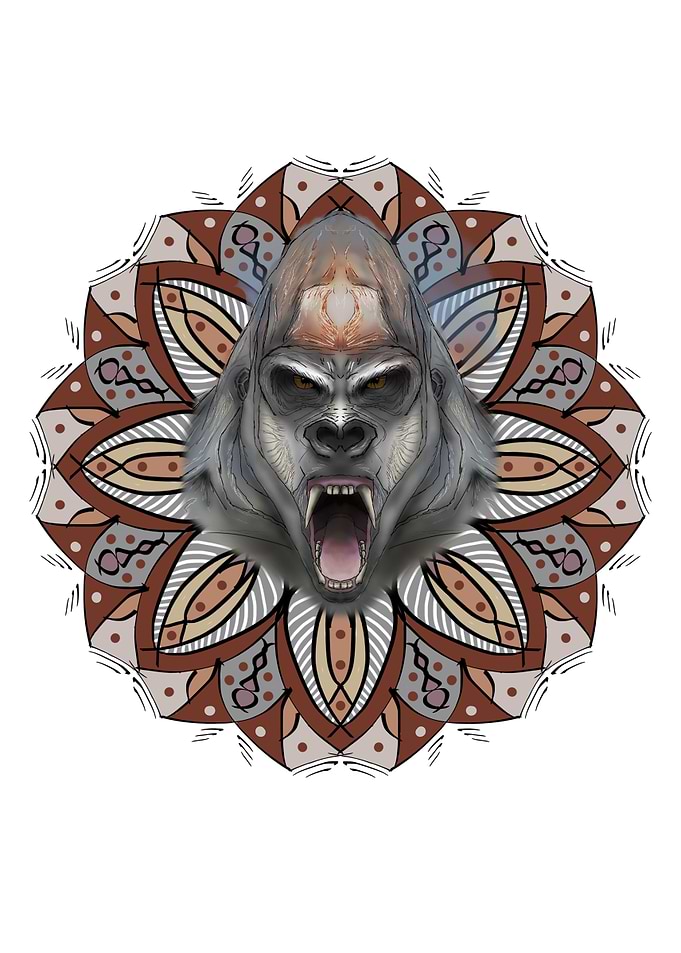 Gorilla mandala