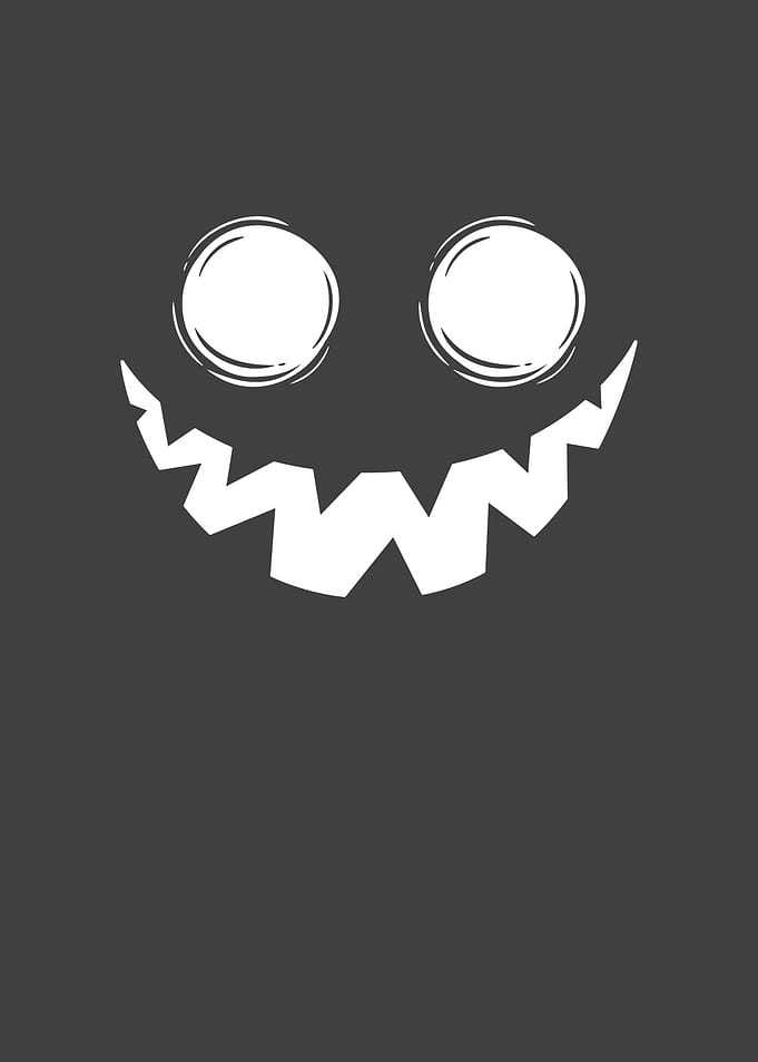 Scary Halloween face