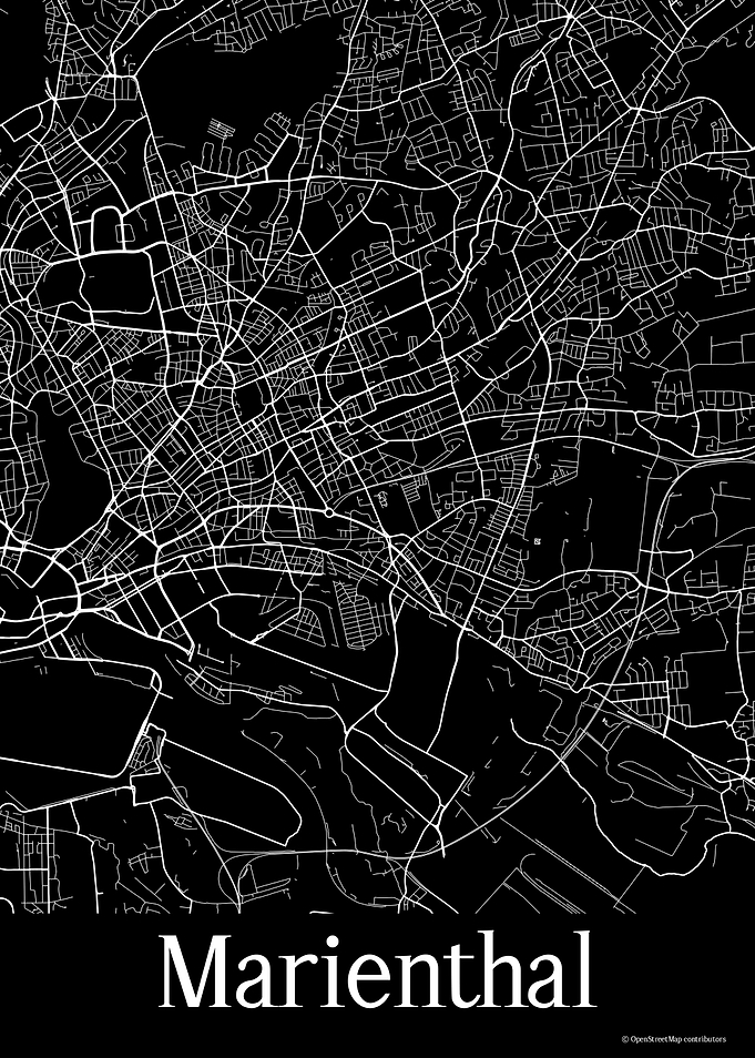Marienthal Black Map