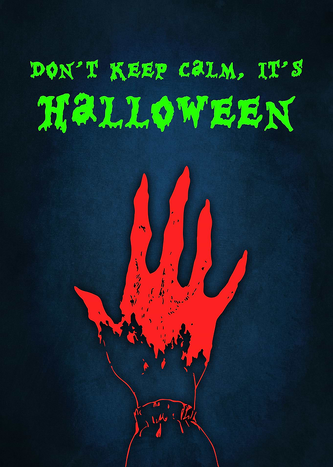 25 Halloween blood hand 2