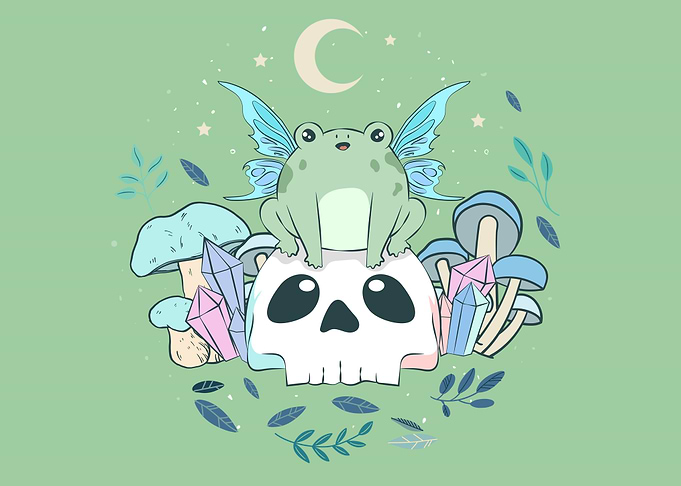 Cottagecore Pastel Goth
