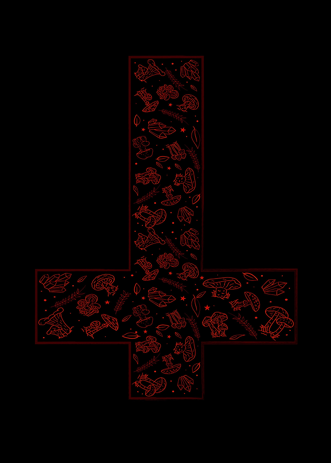 Cottagecore Inverted Cross