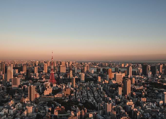 Tokyo Tower at sunset