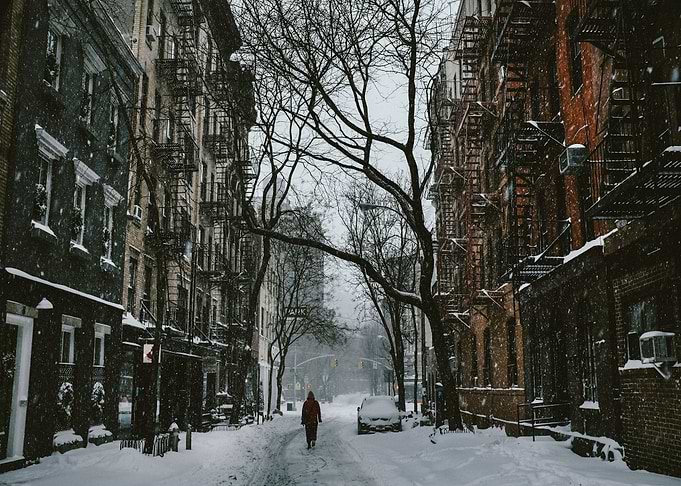 New York City Winter Snow