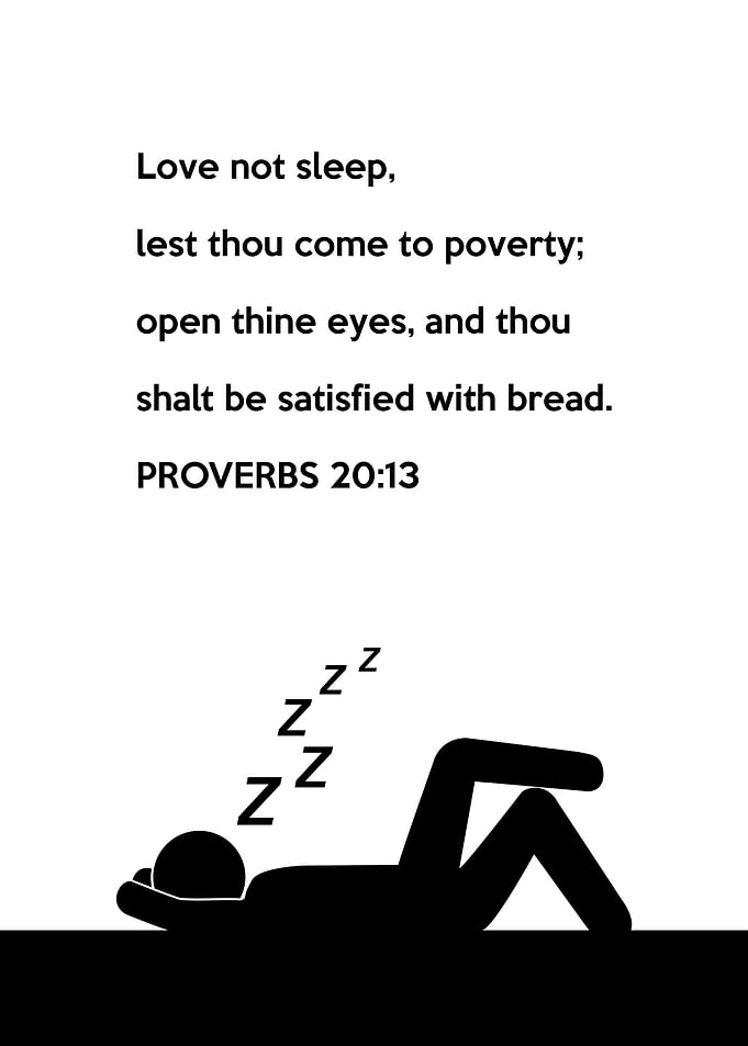 Proverbs 20 13