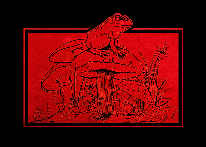 Cottagecore Aesthetic Frog
