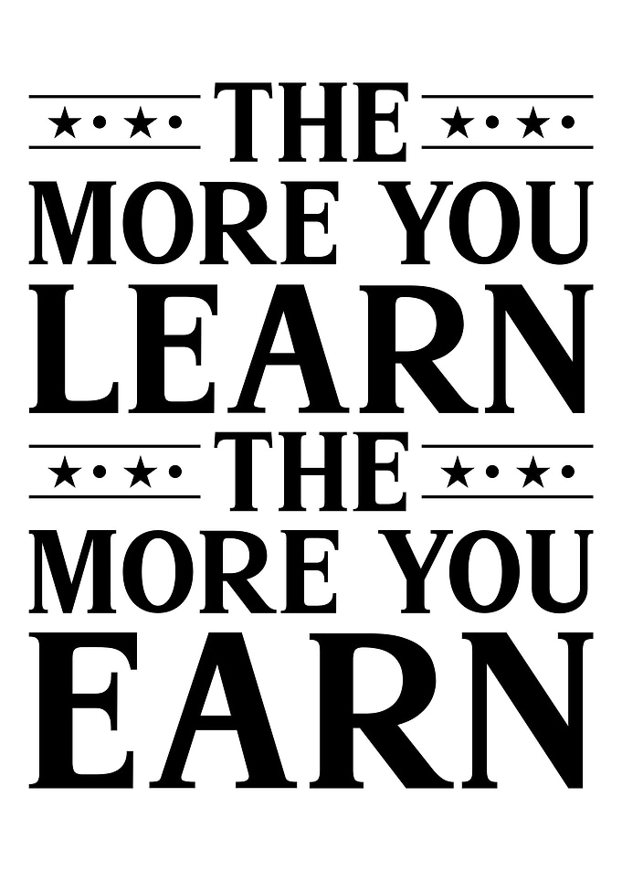 The more you learn Quotes