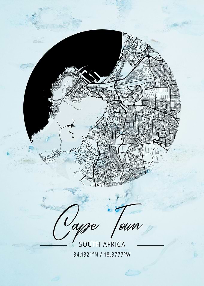 Cape Town Alpha Watercolor