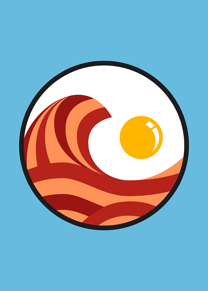 The Great Wave of Breakfas