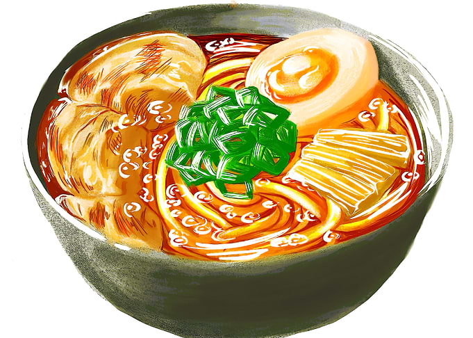 Ramen japanese food