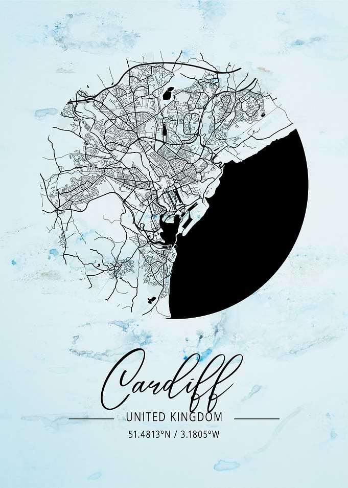Cardiff Alpha Watercolor