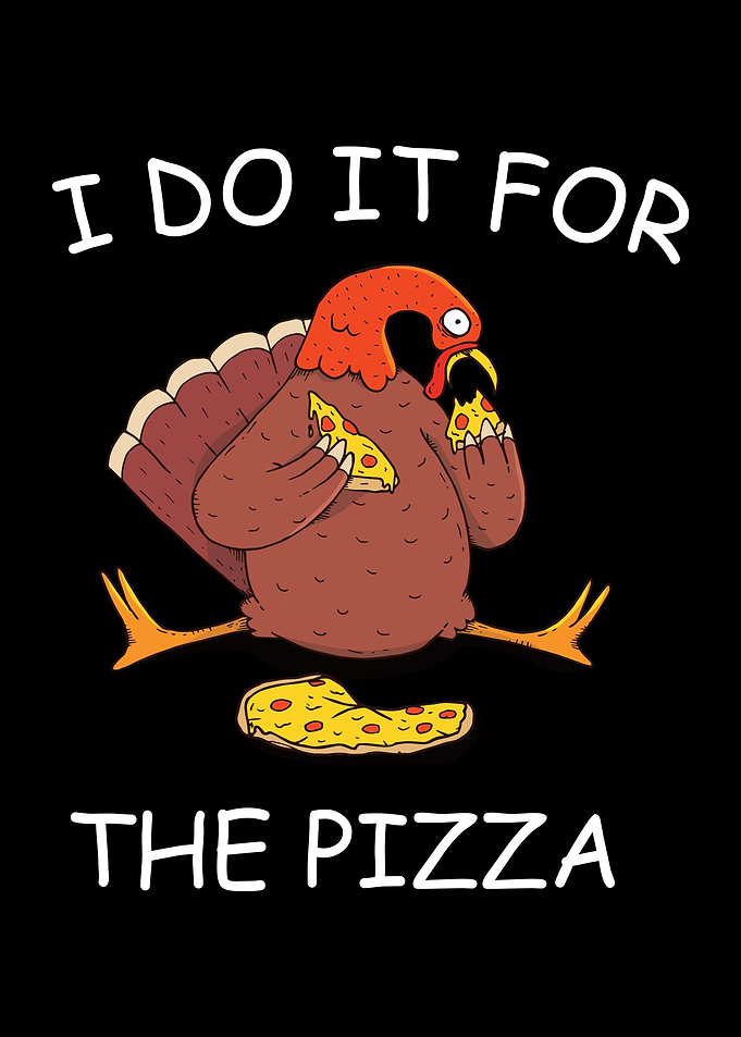 turkey pizza thanksgiving