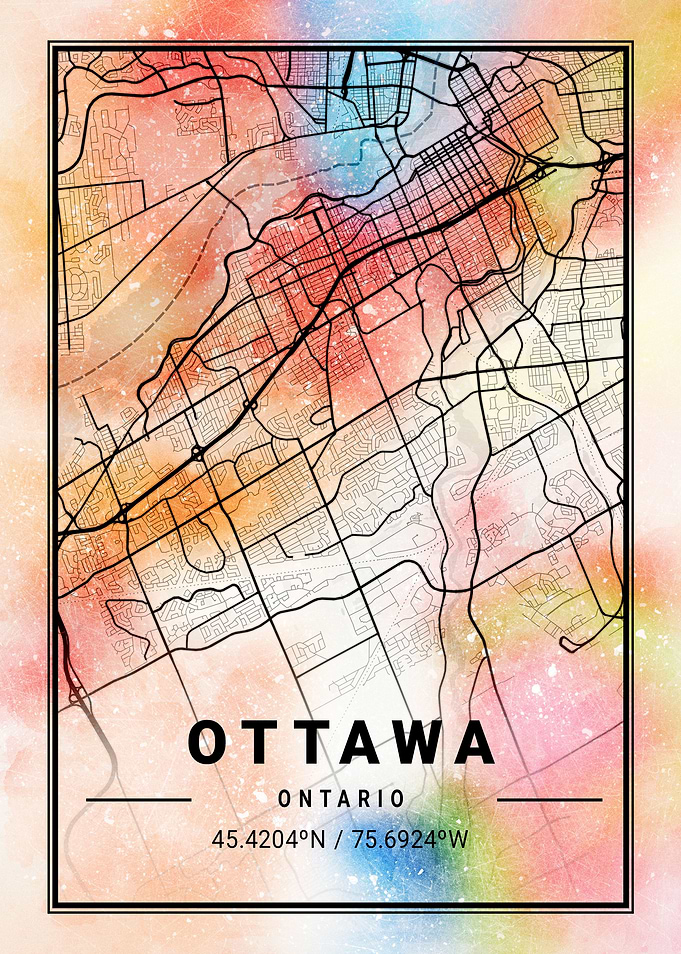 Ottawa Map Canada