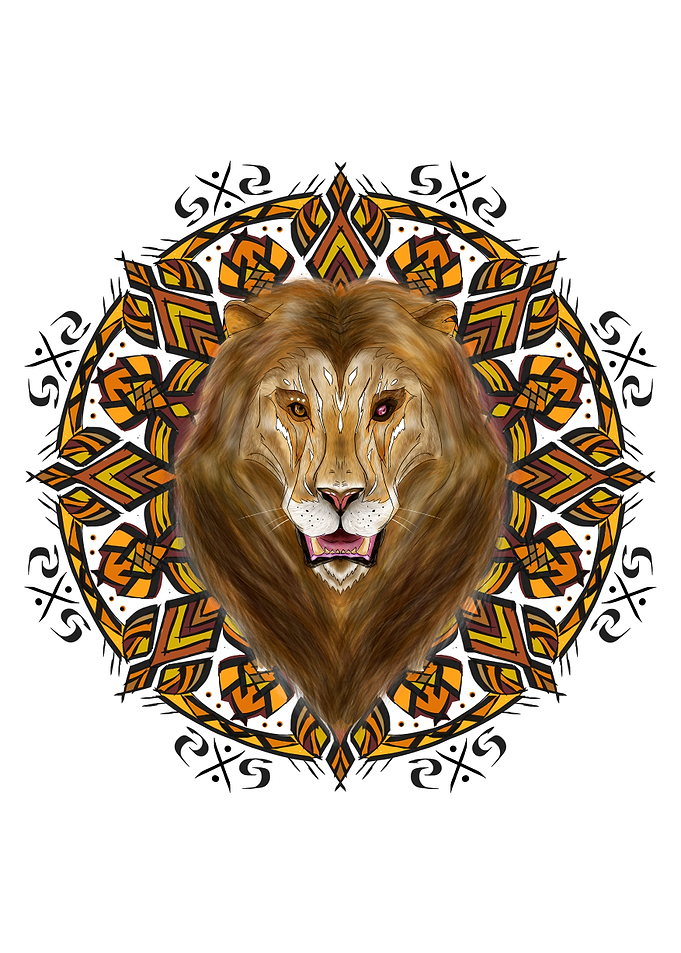 Lion mandala