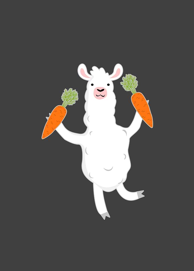 Vegan llama