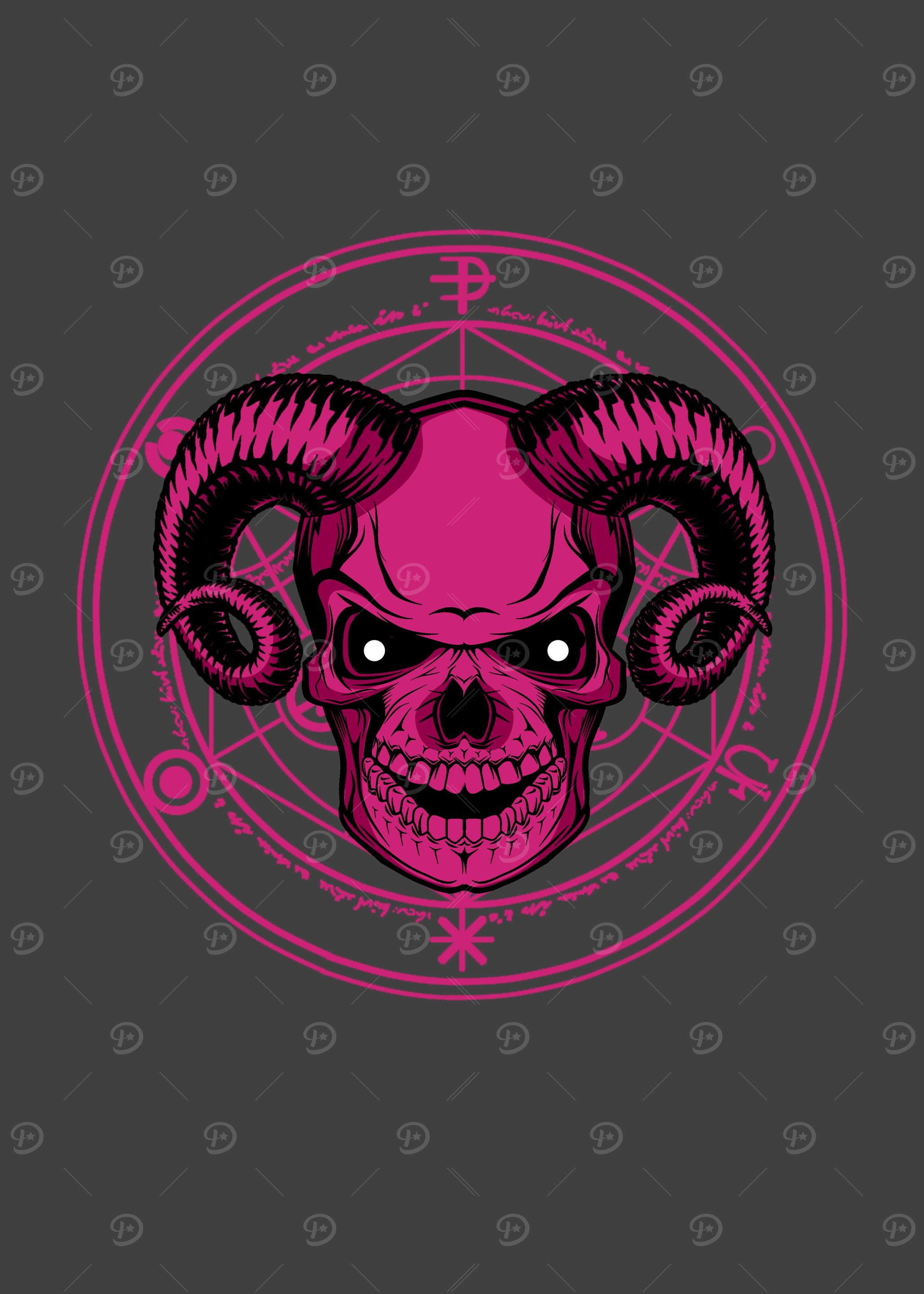 Scary skull
