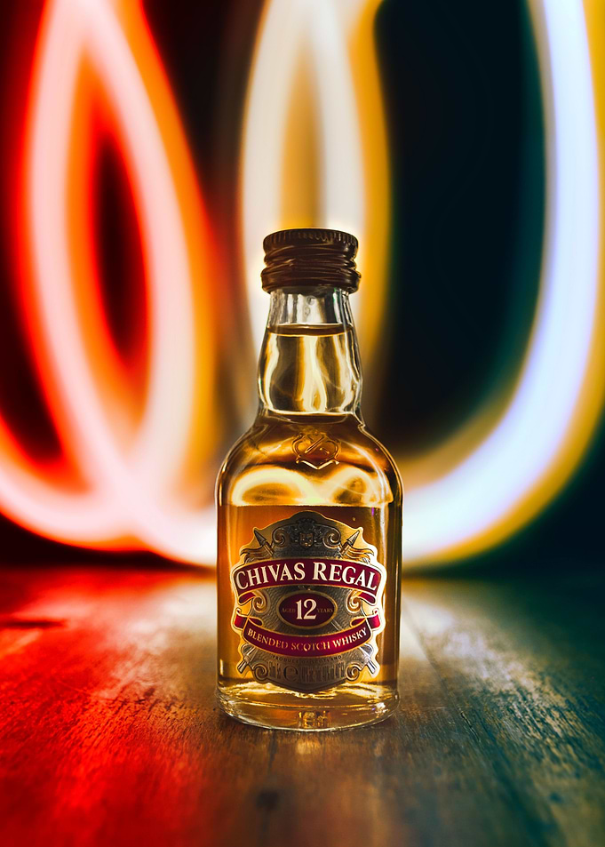 Neon Chivas Regal Whiskey