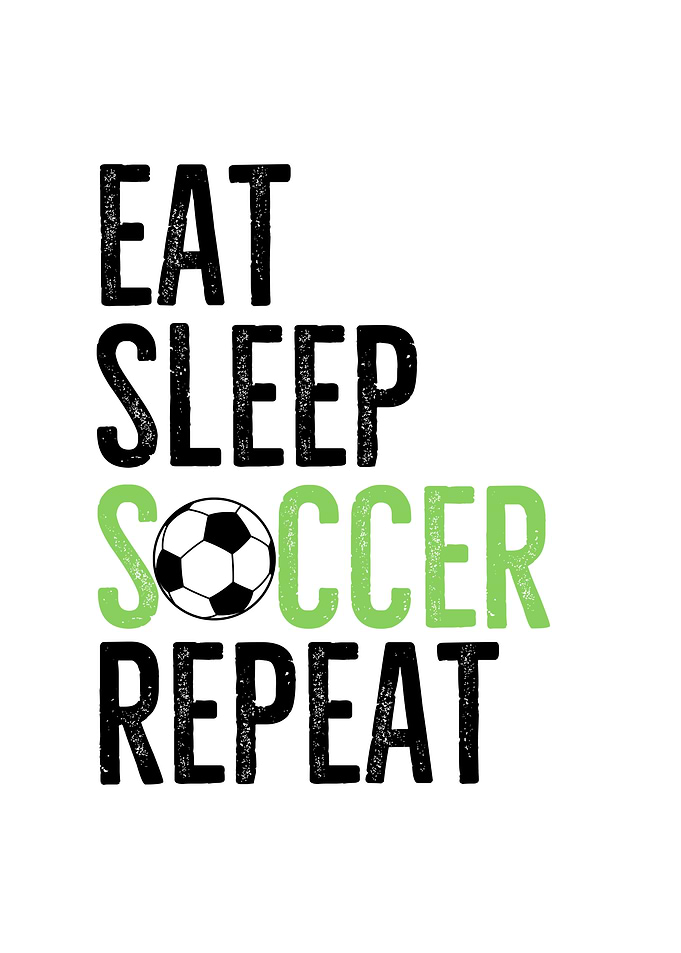 Eat Sleep Soccer Repeat